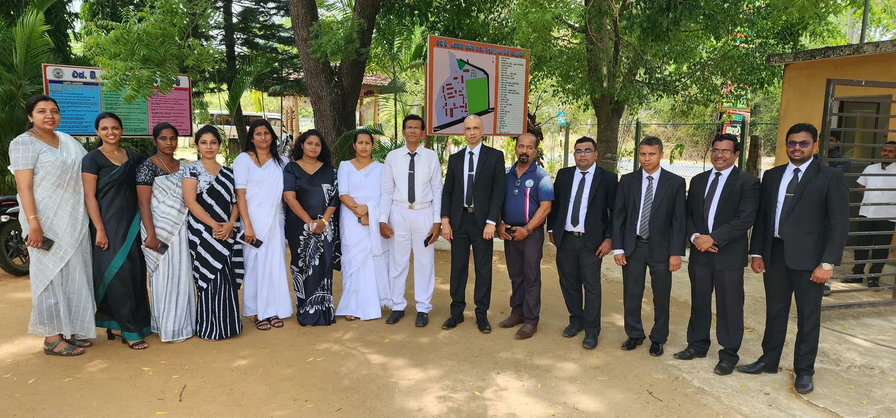 The firm’s attorneys and staff at an outreach visit