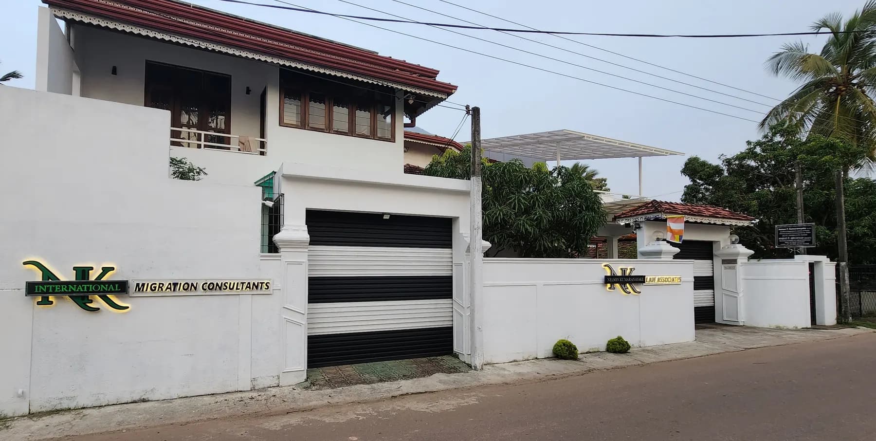The chambers of Nelson Kumaranayake Law Associates, Subhasadaka Mawatha, Kochchikade